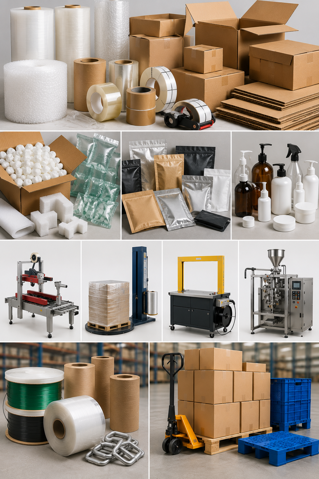 Packaging Material, Supplies & Machines