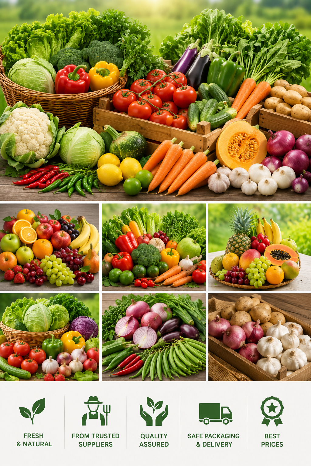 Fresh Vegetables & Fruits